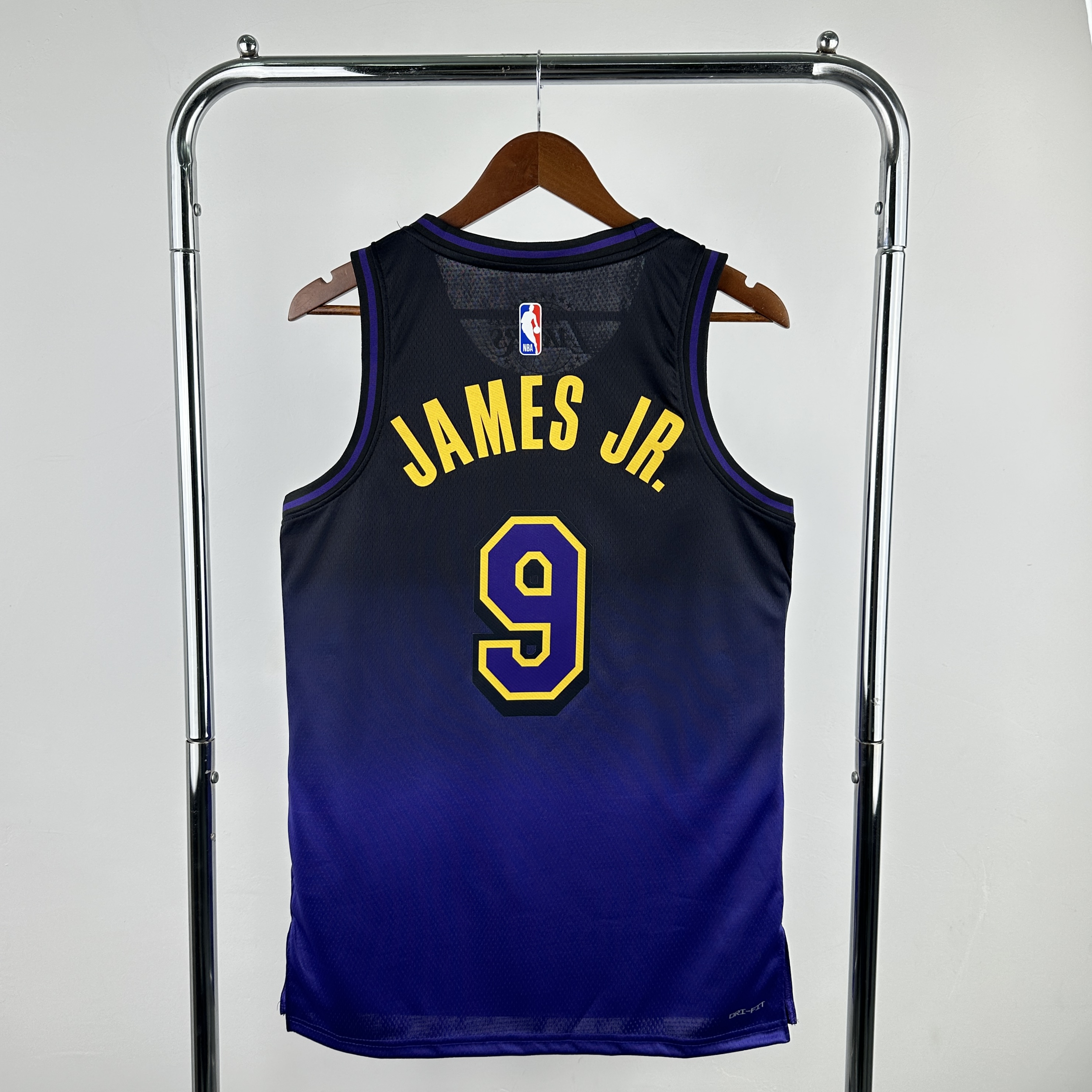 Men Los Angeles Lakers #9 James Jr purple NBA 2024-25 Season Jerseys